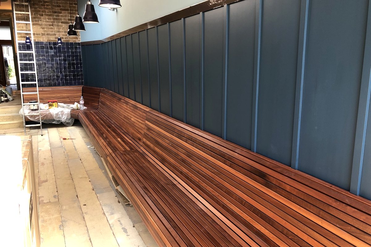 Completed carpentry and joinery work